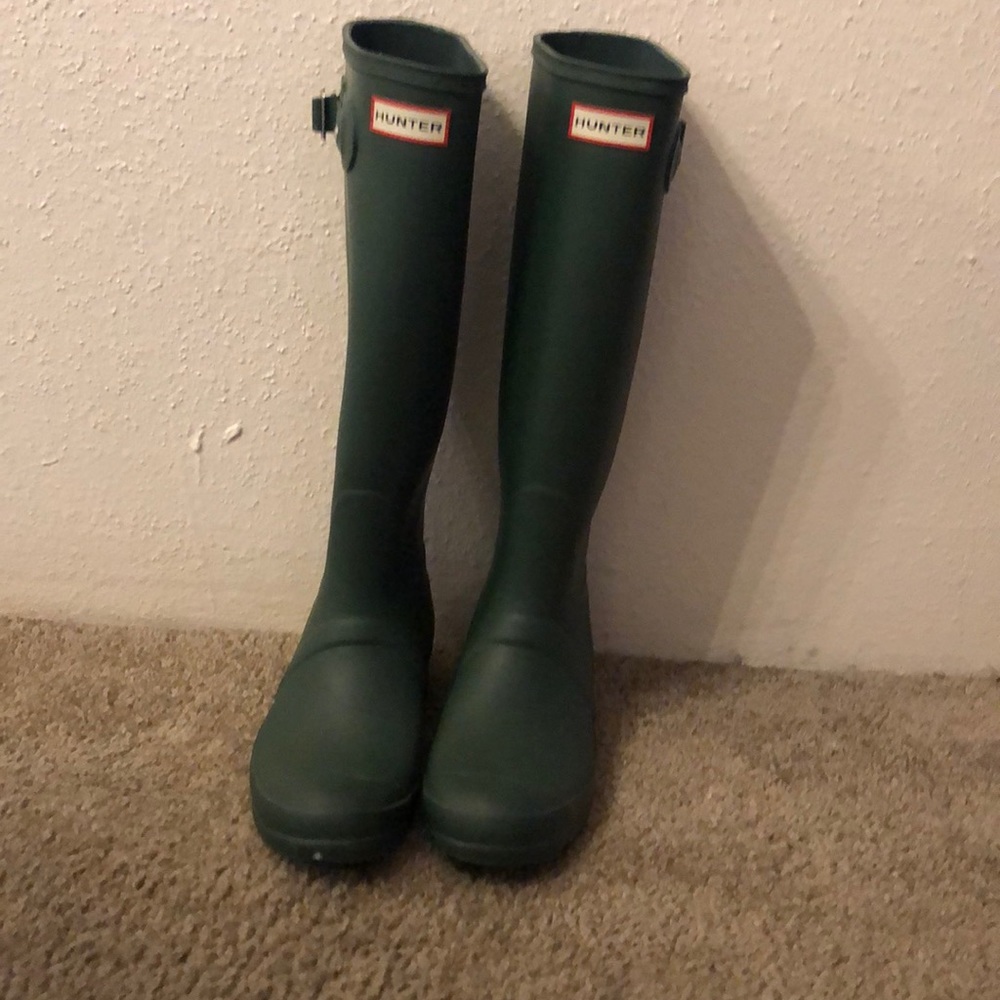 Hunter Boots - high - matte hunter green